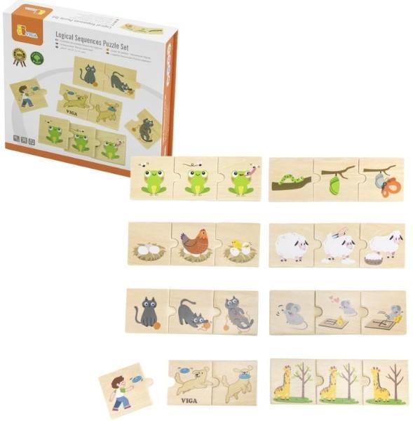 Joc de logica VIGA Acțiunile animalelor (44751)