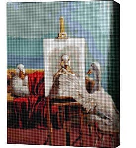 Алмазная картина BrushMe Утка-Ателье, Lucia Heffernan 40*50 см (без упаковки)
