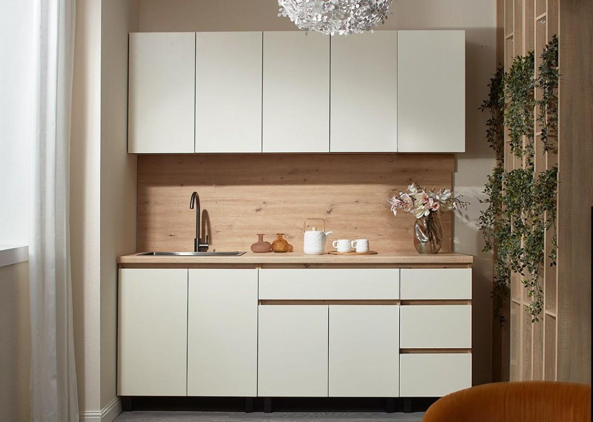 Set mobila bucatarie Ambianta Astra 2 m Artisan / Crem