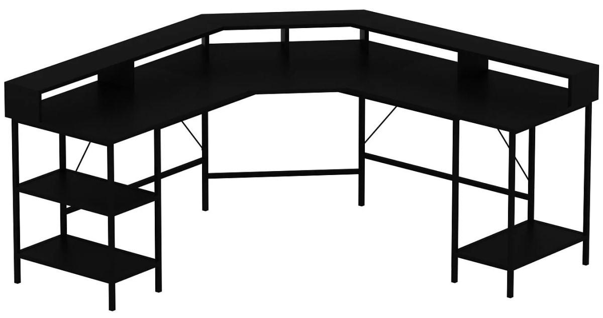 Masa de birou Trendy Putere Negru