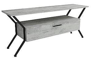 Tumba pentru televizor Trendy Tarz Cristal Gri/Negru