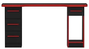 Игровой стол Trendy Phoenix 5 Черный/Красный