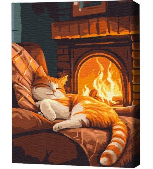 Tablou pe numere BrushMe Căldură și tors 40х50 cm (fără cutie)