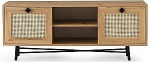 Tumba pentru televizor Trendy Begonya 140 Stejar (Maro)/Negru
