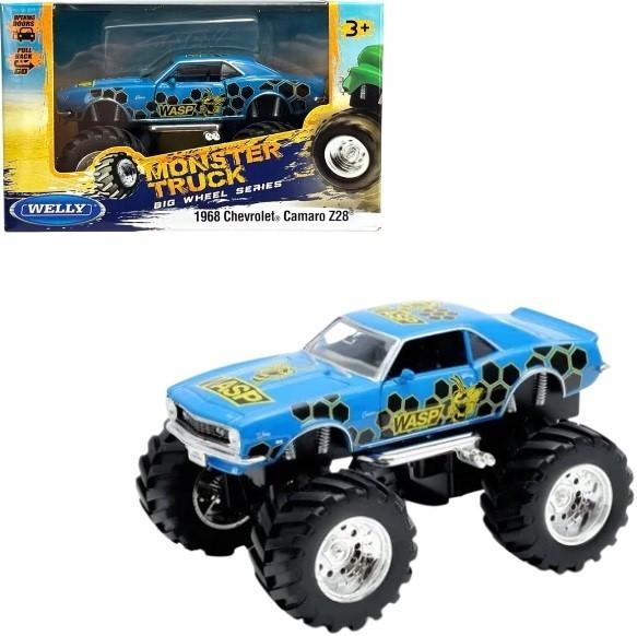 Игрушечная машина Welly Monster Truck Chevrolet Camaro Z28 1968