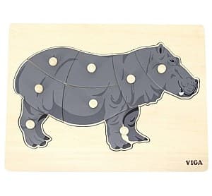 Пазлы VIGA Бегемот 44604