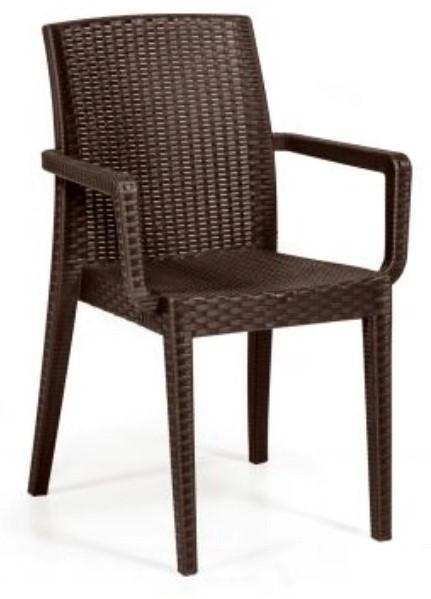Стул для сада Rainbow SIENA Коричневый