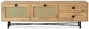 Tumba pentru televizor Trendy Hapsiyas 180 Stejar (Maro)/Negru