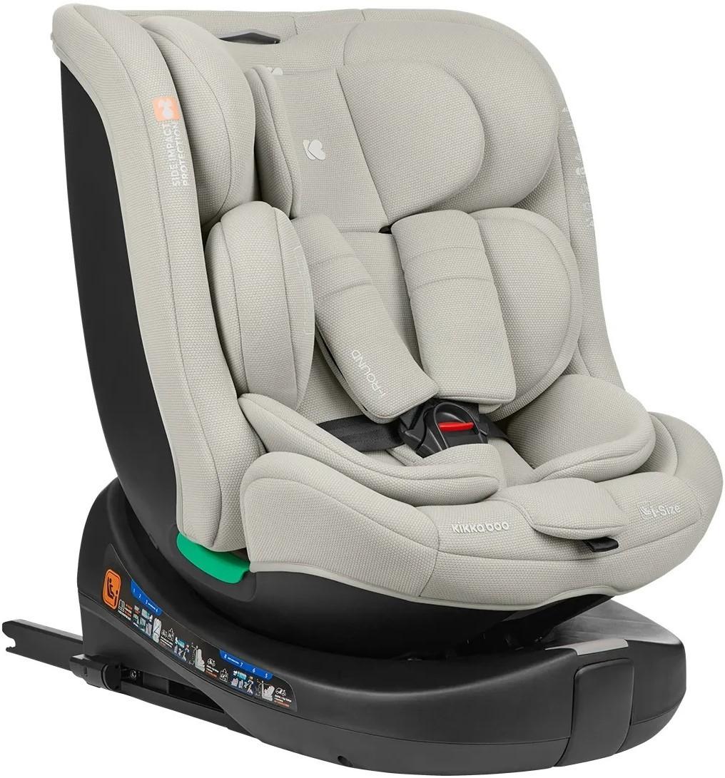Scaun auto copii Kikka Boo i-Round Light Grey