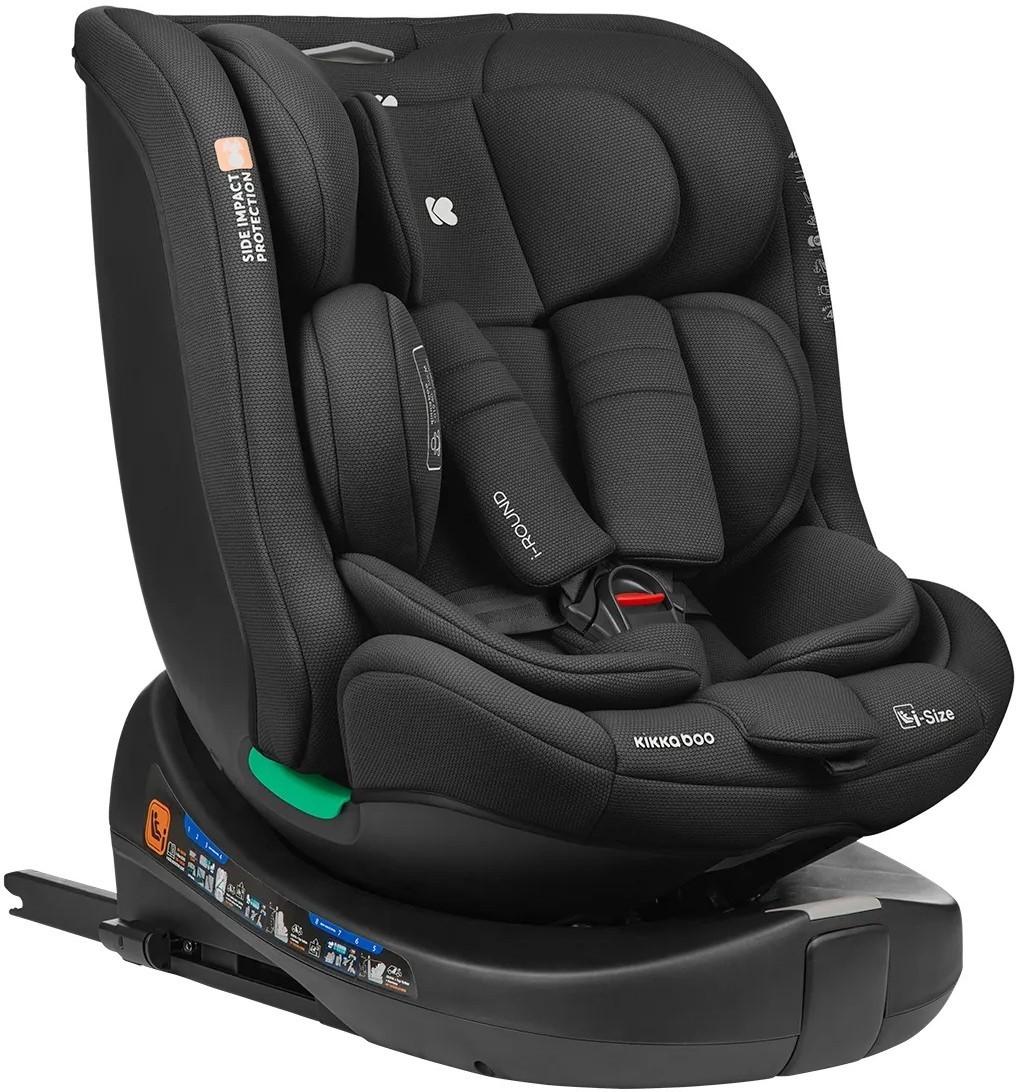 Scaun auto copii Kikka Boo i-Round Black