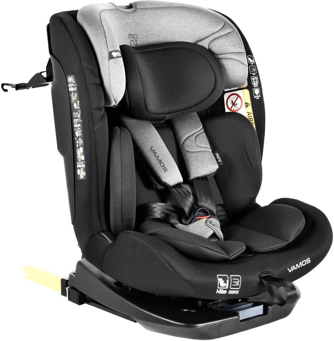 Scaun auto copii Moni Vamos Stone Gray