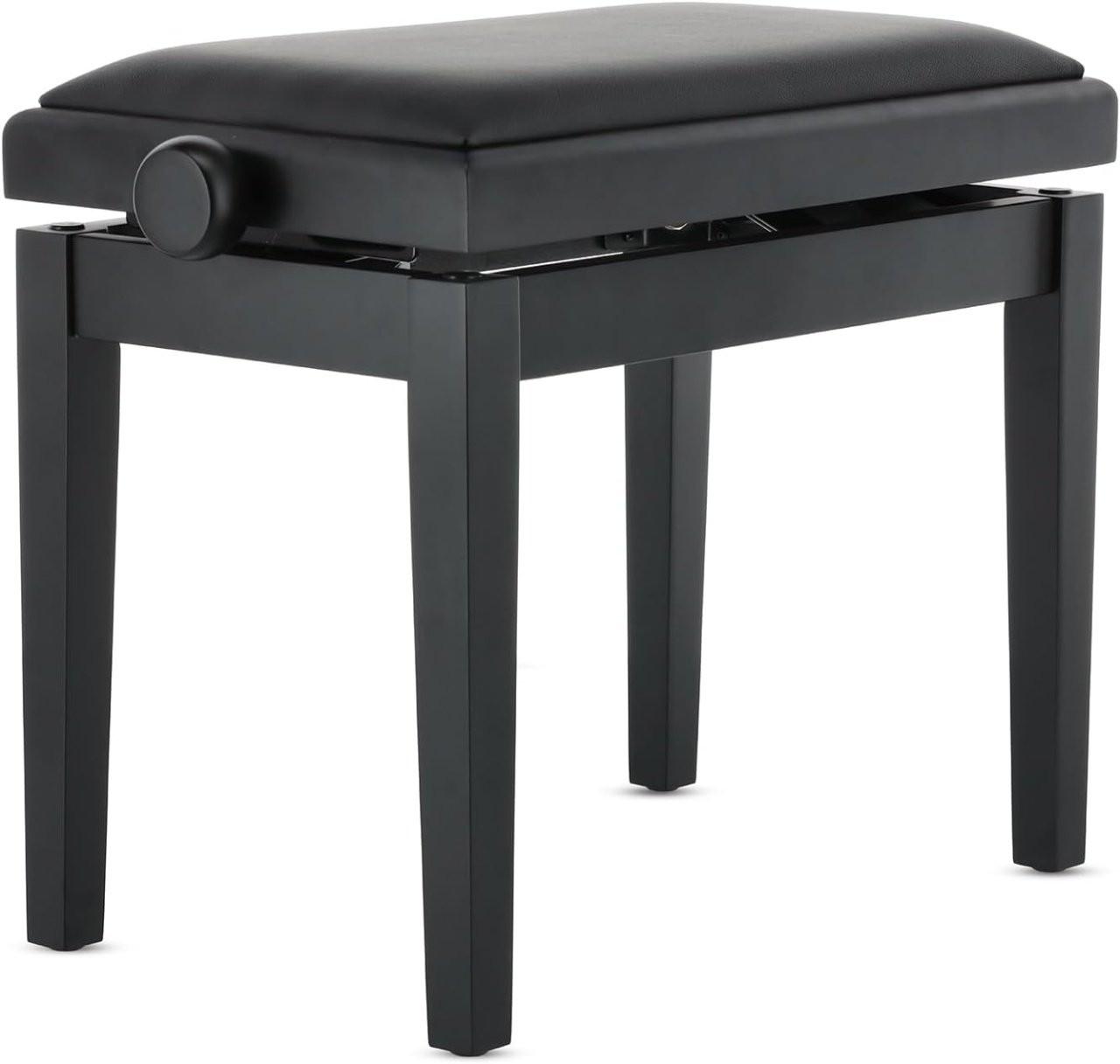 Scaun pentru pian GEWA Bench Deluxe Matte Black 130001