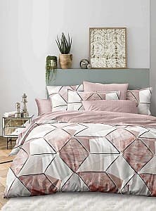 Lenjerie de pat Softica Fantasy Dreams 200x220 Cocoa Rock