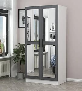 Dulap Trendy Kale Alb Antracit 210