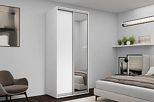 Шкаф-купе Nex Home 1 Зеркало + 1 ДСП Белый