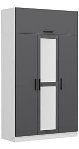 Шкаф Trendy Minar 235 Антрацит Белый