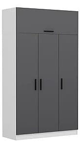 Dulap Trendy Minar 3 Kapak 2 255 Alb Antracit