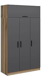 Шкаф Trendy Minar 3 Kapak 2 255 Антрацит Дуб