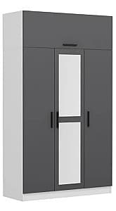 Dulap Trendy Minar 3 Kapak 255 Antracit Alb