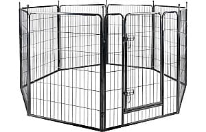 Клетка для собак Flamingo ZECTA Black 205x196x100cm