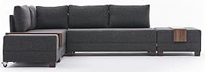 Canapea coltar Trendy Fly Left Antracit (Gri)