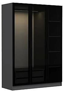 Dulap Trendy Kale 2272 Antracit Negru