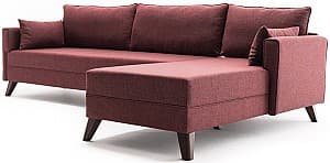 Canapea coltar Trendy Bella Dreapta Rosie Claret