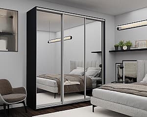 Dulap-cupe Nex Home Oglinda Antracit (Gri) 220x60x220 cm