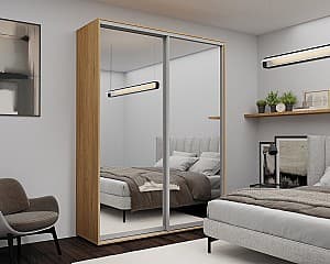 Шкаф-купе Nex Home Зеркало Сонома (Бежевый) 180x60x220 см