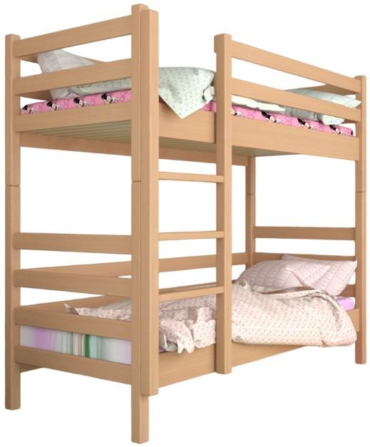 Pat copii JFT Duos 90x200 Nuc Deschis