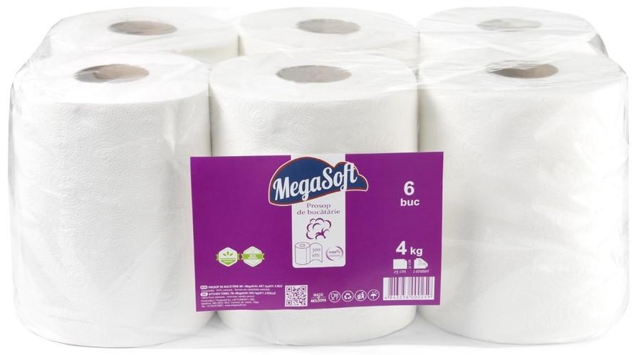 Бумажное полотенце Megasoft 75m 6pcs