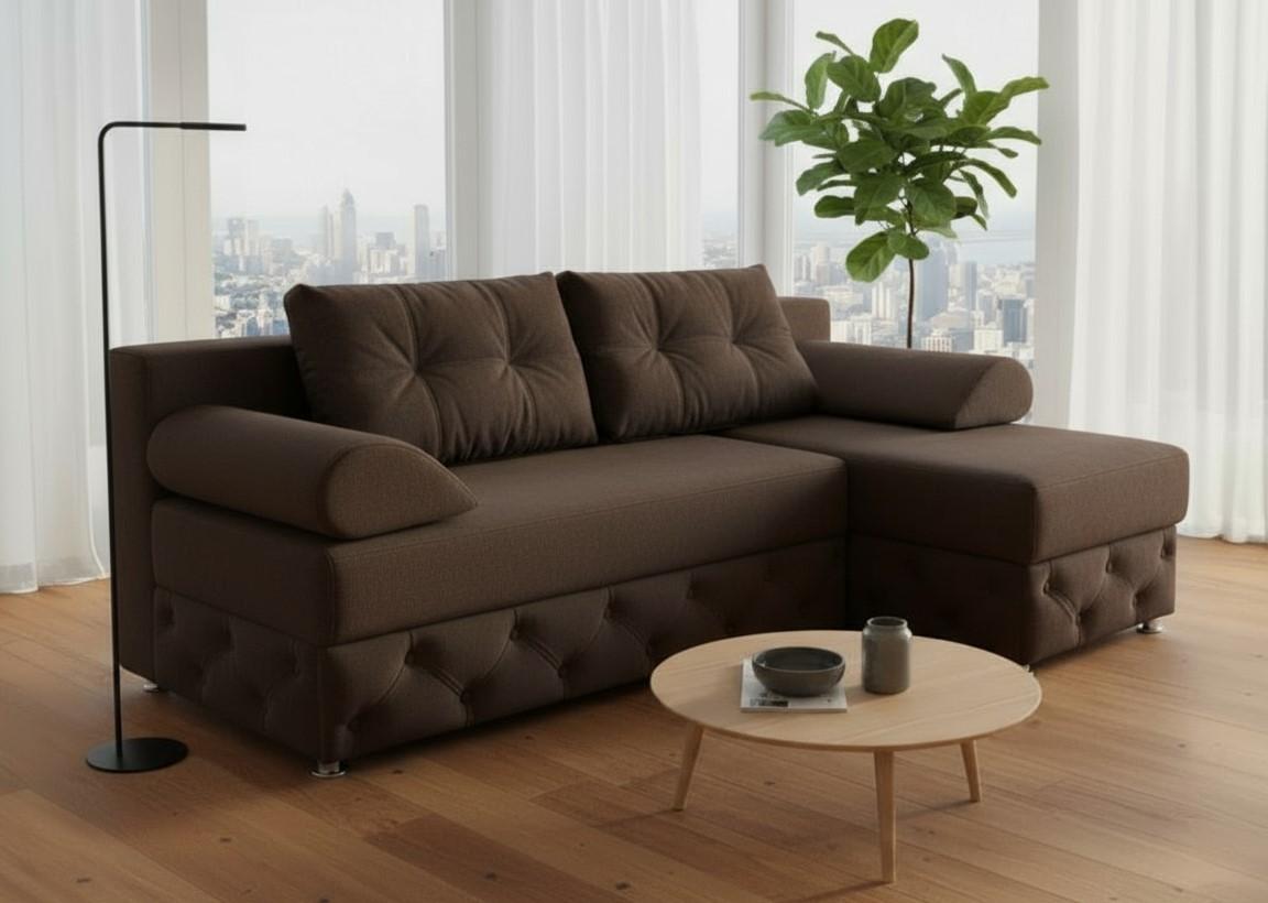 Canapea coltar Elegant Style C2 Maro