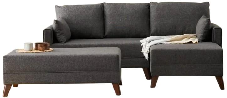 Canapea coltar Trendy Bella Mini Dreapta Antracit (Gri)