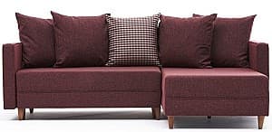 Canapea coltar Trendy Aydam Right Rosu Claret