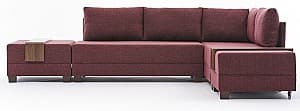 Угловой диван Trendy Fly Правый Бордовый Красный