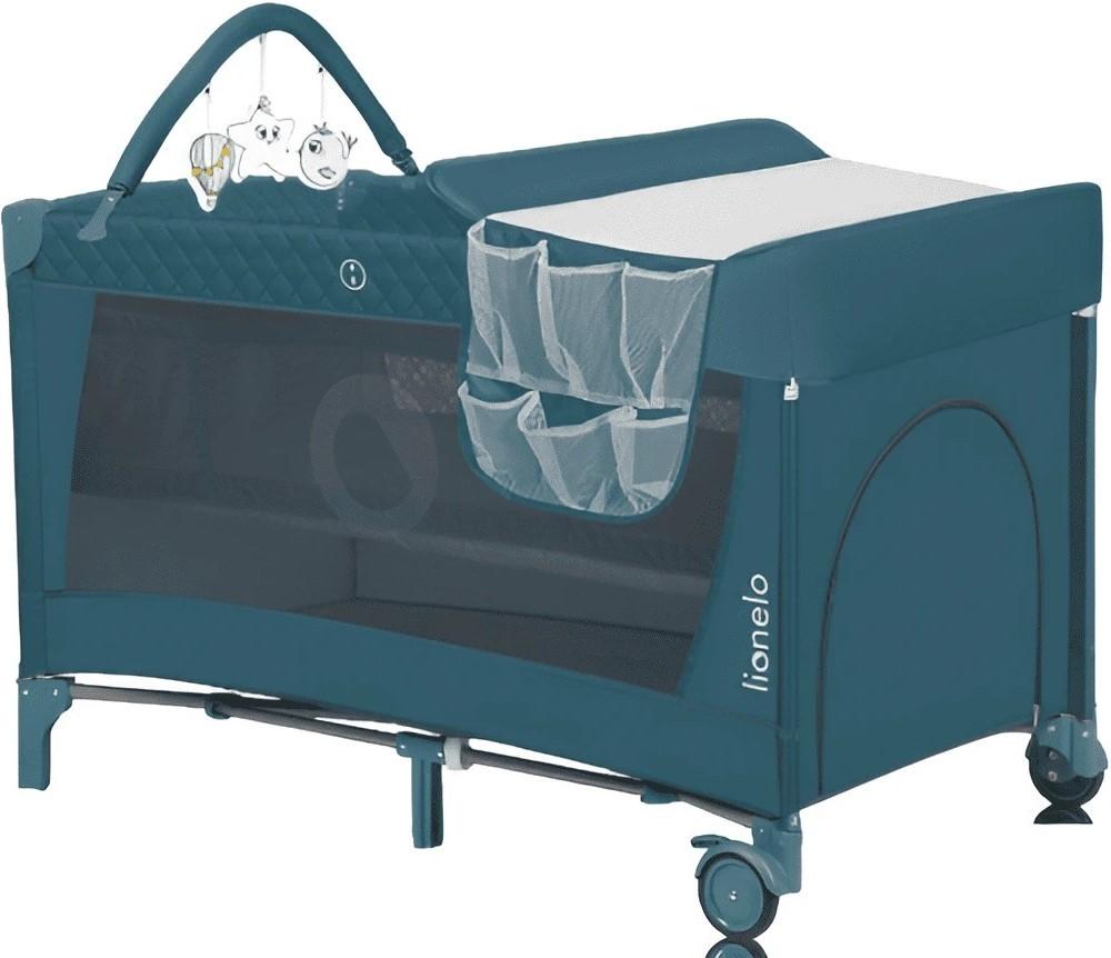 Манеж Lionelo Flower Green Turquoise