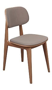 Scaun din lemn DP Lula Stofa Ambrella 09+Natural leg