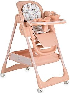 Стул для кормления с регулировкой по высоте Moni Surprise Pink