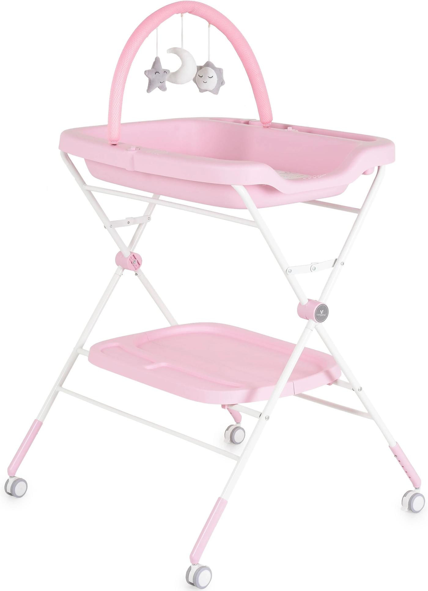 Masa de infasat Moni Croco Pink