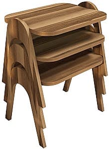 Masuta de cafea, reviste Trendy Paris Nuc (Maro)