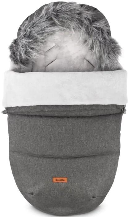 Зимний чехол для колясок Sensillo Indiana Grey