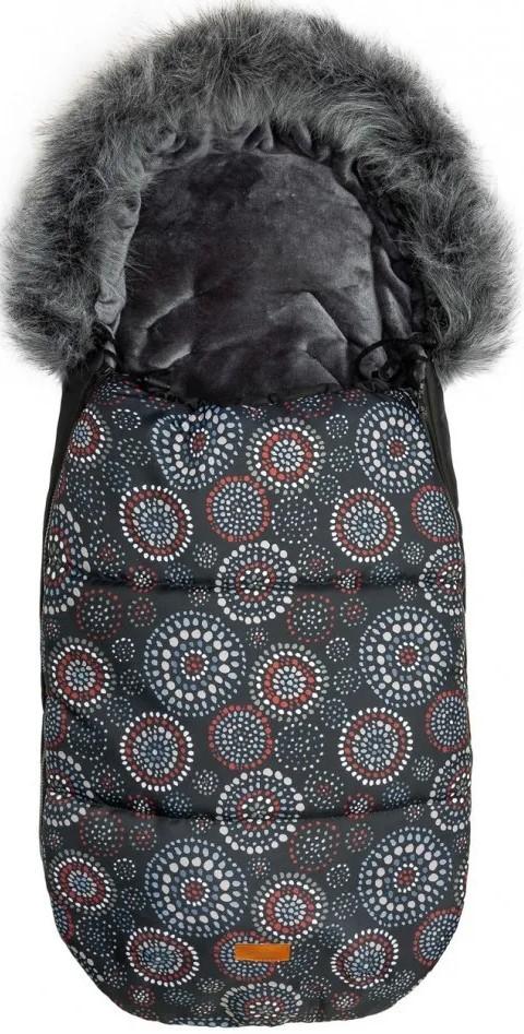 Зимний чехол для колясок Sensillo Rosettes Black