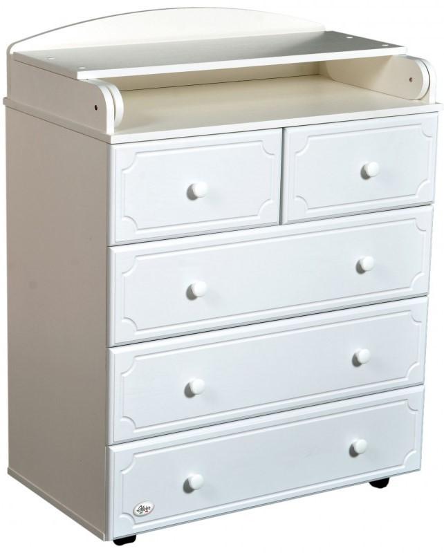 Детский комод Eucalyptus Fabio Plus (DSK-FP101) White