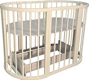 Patut copii Eucalyptus Olivia Transversal (DS-702) Beige