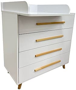 Comoda copii Eucalyptus Napoli90 (DSK-N801) White