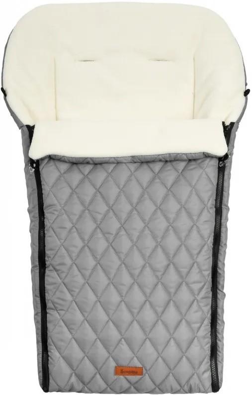 Зимний чехол для колясок Sensillo Quilted Polar Romper Grey
