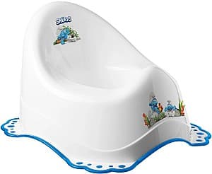 Oala copii Maltex The Smurfs White Blue