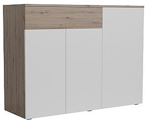 Комод Yasen Ребека KOM3D1S Дуб Артизан / Нимфея Альба