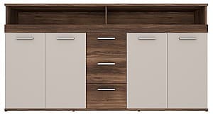 Comoda Yasen Leos Stejar Ristretto Baroc (Maro) / Cașmir (Bej)