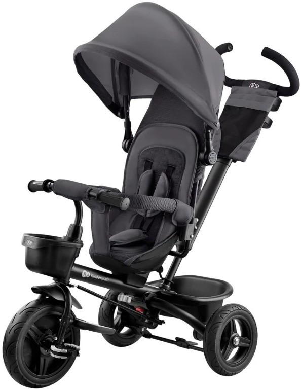 Tricicleta copii KinderKraft Aveo Malachite Grey (KRAVEO00GRY0000)
